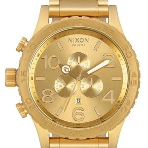 NIXON 51-30 GOLD WATCH